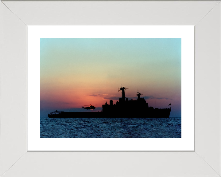 HMS Fearless (L10) Royal Navy Fearless Class Landing Platform Dock Starboard Beam Sunset Photo Print Wall Art Decor - Posters, Prints, & Visual Artwork - by Hampshire Prints (image 4 of 9)