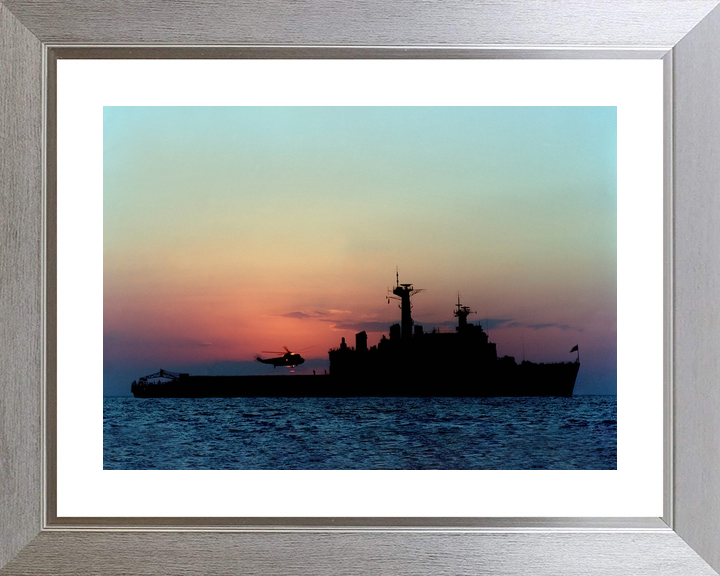 HMS Fearless (L10) Royal Navy Fearless Class Landing Platform Dock Starboard Beam Sunset Photo Print Wall Art Decor - Posters, Prints, & Visual Artwork - by Hampshire Prints (image 6 of 9)