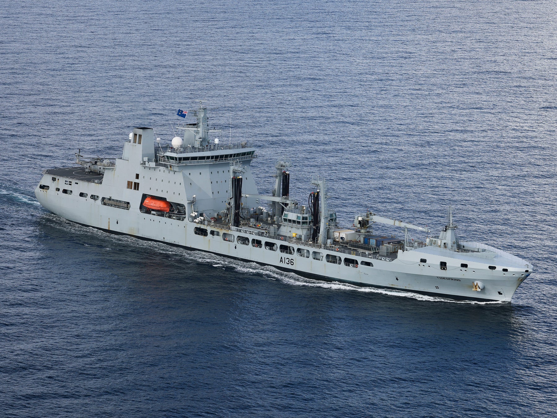 Tidespring RFA Tidespring (A136) Tide Class Tanker Photo Print High Starboard Vie ...