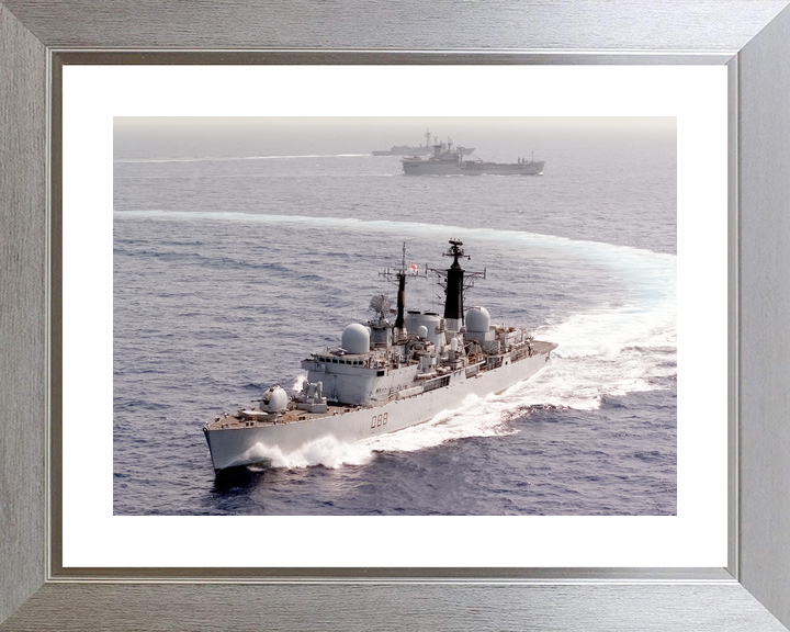 HMS Glasgow (D88) Royal Navy Type 42 Destroyer Turning To Starboard Photo Print Wall Art Decor - Posters, Prints, & Visual Artwork - by Hampshire Prints (image 6 of 9)
