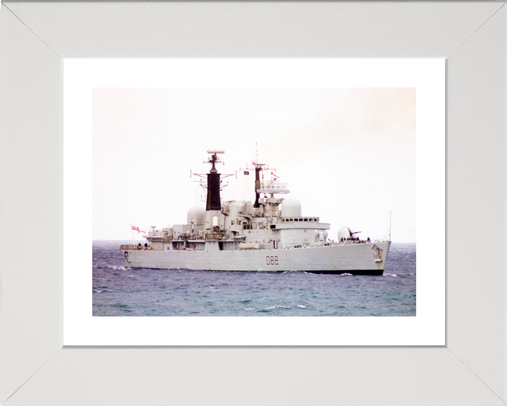 HMS Glasgow (D88) Royal Navy Type 42 Destroyer Low Starboard View Photo Print Wall Art Decor - Posters, Prints, & Visual Artwork - by Hampshire Prints (image 4 of 9)