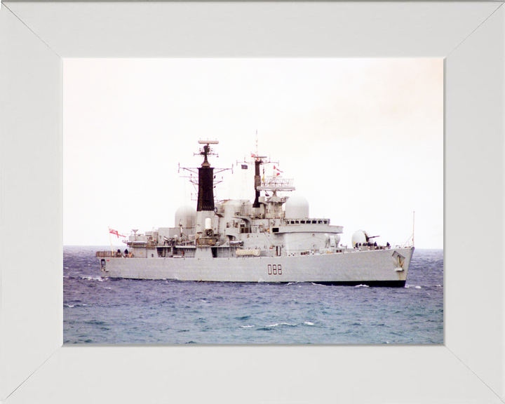 HMS Glasgow (D88) Royal Navy Type 42 Destroyer Low Starboard View Photo Print Wall Art Decor - Posters, Prints, & Visual Artwork - by Hampshire Prints (image 5 of 9)