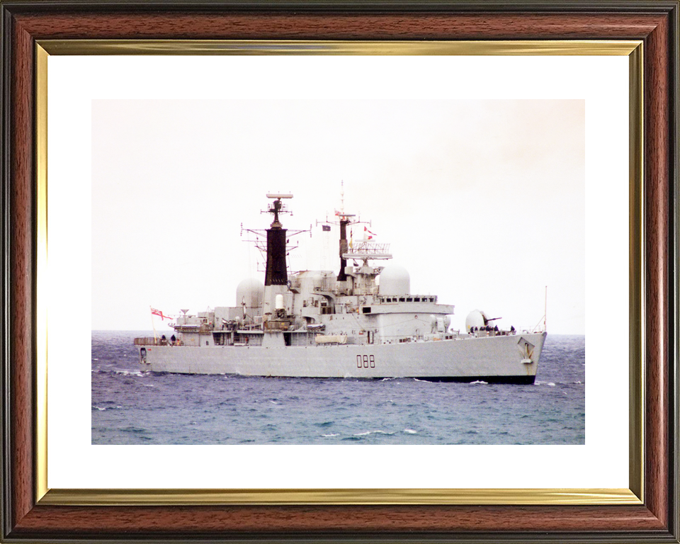 HMS Glasgow (D88) Royal Navy Type 42 Destroyer Low Starboard View Photo Print Wall Art Decor - Posters, Prints, & Visual Artwork - by Hampshire Prints (image 8 of 9)