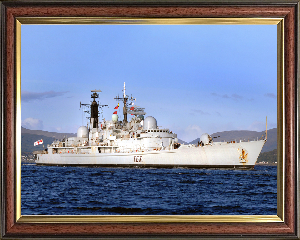 HMS Gloucester (D96) Royal Navy Type 42 Destroyer Starboard Beam View Photo Print Wall Art Decor - Posters, Prints, & Visual Artwork - by Hampshire Prints (image 9 of 9)