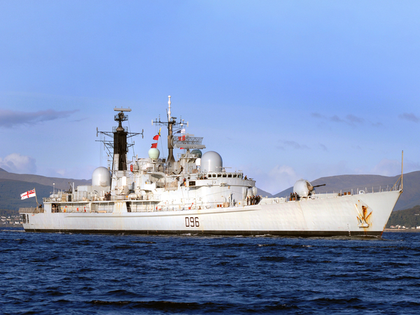 HMS Gloucester D96 Type 42 Destroyer October 2008