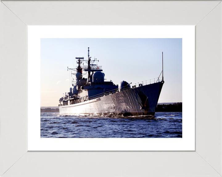 HMS Gloucester (D96) Royal Navy Type 42 Destroyer Low Starboard Bow View Photo Print Wall Art Decor - Posters, Prints, & Visual Artwork - by Hampshire Prints (image 4 of 9)