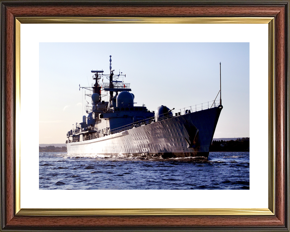HMS Gloucester (D96) Royal Navy Type 42 Destroyer Low Starboard Bow View Photo Print Wall Art Decor - Posters, Prints, & Visual Artwork - by Hampshire Prints (image 8 of 9)