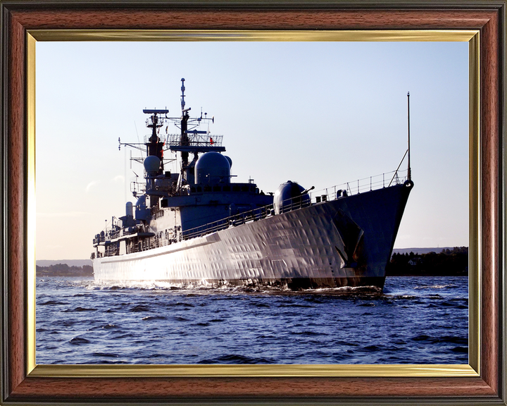 HMS Gloucester (D96) Royal Navy Type 42 Destroyer Low Starboard Bow View Photo Print Wall Art Decor - Posters, Prints, & Visual Artwork - by Hampshire Prints (image 9 of 9)