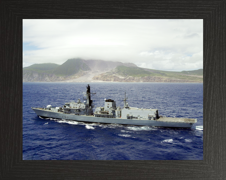 HMS Grafton (F80) Royal Navy Type 23 Frigate High Port Side View Photo Print Wall Art Decor - Posters, Prints, & Visual Artwork - by Hampshire Prints (image 3 of 9)