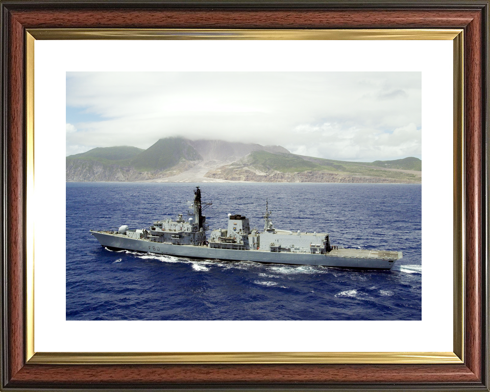 HMS Grafton (F80) Royal Navy Type 23 Frigate High Port Side View Photo Print Wall Art Decor - Posters, Prints, & Visual Artwork - by Hampshire Prints (image 8 of 9)