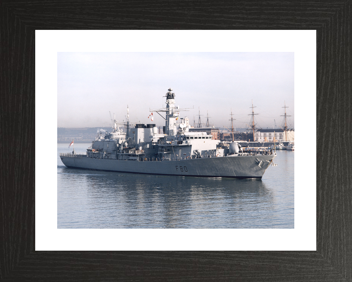 HMS Grafton (F80) Royal Navy Type 23 Frigate Portsmouth Harbour Photo Print Wall Art Decor - Posters, Prints, & Visual Artwork - by Hampshire Prints (image 2 of 9)