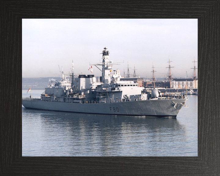HMS Grafton (F80) Royal Navy Type 23 Frigate Portsmouth Harbour Photo Print Wall Art Decor - Posters, Prints, & Visual Artwork - by Hampshire Prints (image 3 of 9)