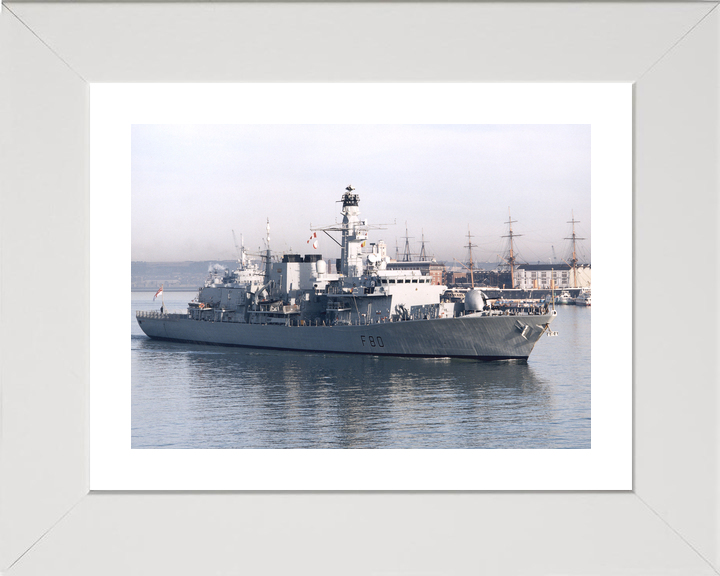 HMS Grafton (F80) Royal Navy Type 23 Frigate Portsmouth Harbour Photo Print Wall Art Decor - Posters, Prints, & Visual Artwork - by Hampshire Prints (image 4 of 9)