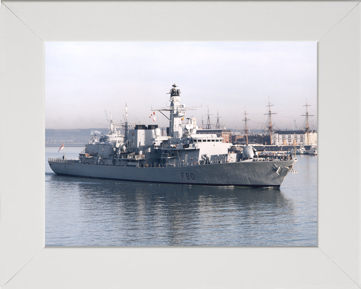HMS Grafton (F80) Royal Navy Type 23 Frigate Portsmouth Harbour Photo Print Wall Art Decor - Posters, Prints, & Visual Artwork - by Hampshire Prints (image 5 of 9)