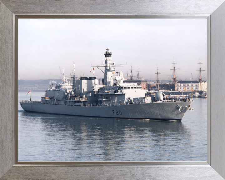 HMS Grafton (F80) Royal Navy Type 23 Frigate Portsmouth Harbour Photo Print Wall Art Decor - Posters, Prints, & Visual Artwork - by Hampshire Prints (image 7 of 9)