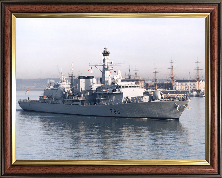 HMS Grafton (F80) Royal Navy Type 23 Frigate Portsmouth Harbour Photo Print Wall Art Decor - Posters, Prints, & Visual Artwork - by Hampshire Prints (image 9 of 9)