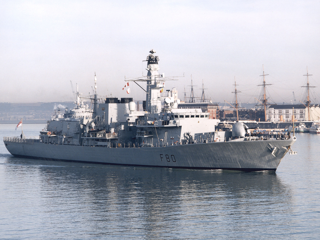 HMS Grafton (F80) Royal Navy Type 23 Frigate Portsmouth Harbour Photo Print Wall Art Decor - Posters, Prints, & Visual Artwork - by Hampshire Prints (image 1 of 9)