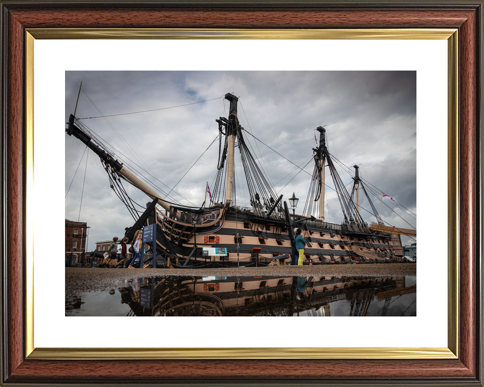 HMS Victory Flagship 2019 Photo Print - Posters, Prints, & Visual Artwork - by Hampshire Prints (image 8 of 9)