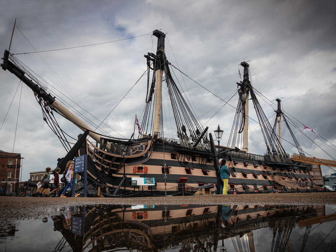 HMS Victory Flagship 2019 Photo Print - Posters, Prints, & Visual Artwork - by Hampshire Prints (image 1 of 9)