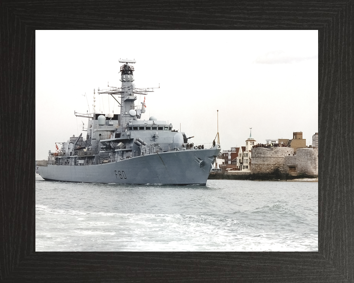 HMS Grafton (F80) Royal Navy Type 23 Frigate Leaving Portsmouth Photo Print Wall Art Decor - Posters, Prints, & Visual Artwork - by Hampshire Prints (image 3 of 9)