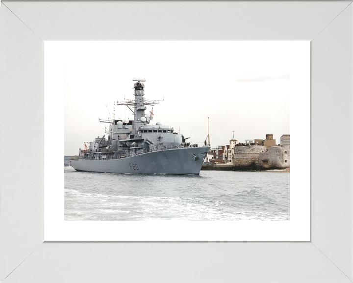HMS Grafton (F80) Royal Navy Type 23 Frigate Leaving Portsmouth Photo Print Wall Art Decor - Posters, Prints, & Visual Artwork - by Hampshire Prints (image 4 of 9)