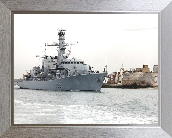 HMS Grafton (F80) Royal Navy Type 23 Frigate Leaving Portsmouth Photo Print Wall Art Decor - Posters, Prints, & Visual Artwork - by Hampshire Prints (image 7 of 9)