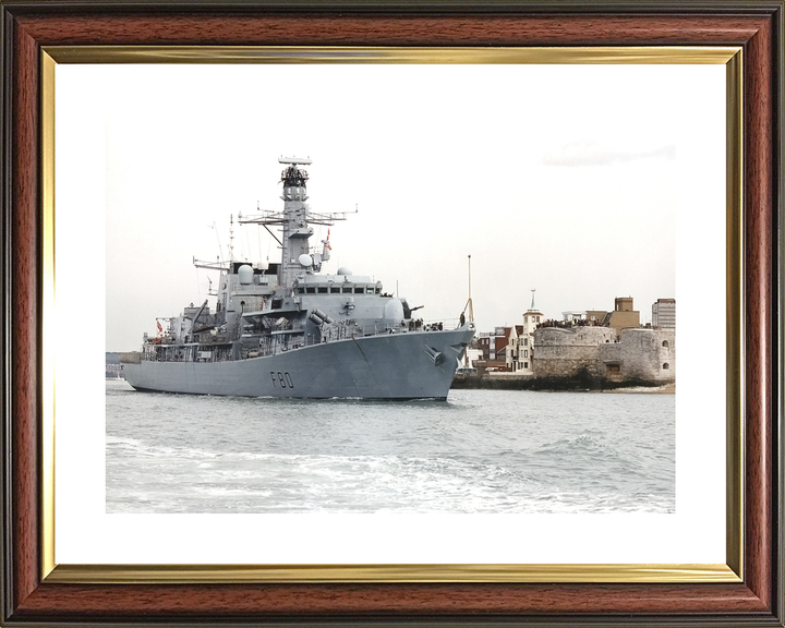 HMS Grafton (F80) Royal Navy Type 23 Frigate Leaving Portsmouth Photo Print Wall Art Decor - Posters, Prints, & Visual Artwork - by Hampshire Prints (image 8 of 9)
