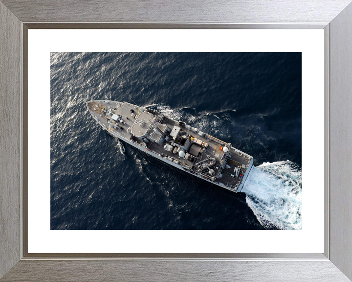 HMS Grimsby (M108) Royal Navy Sandown Class Minehunter Underway From Above Photo Print Wall Art Decor - Posters, Prints, & Visual Artwork - by Hampshire Prints (image 6 of 9)
