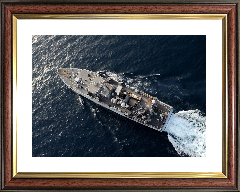 HMS Grimsby (M108) Royal Navy Sandown Class Minehunter Underway From Above Photo Print Wall Art Decor - Posters, Prints, & Visual Artwork - by Hampshire Prints (image 8 of 9)