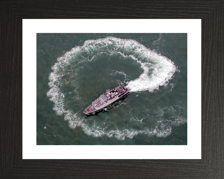 HMS Grimsby (M108) Royal Navy Sandown Class Minehunter Hard Turn Photo Print Wall Art Decor - Posters, Prints, & Visual Artwork - by Hampshire Prints (image 2 of 9)