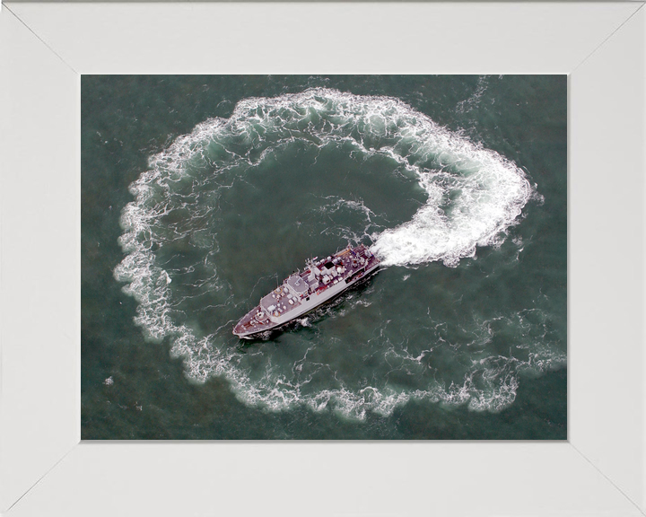 HMS Grimsby (M108) Royal Navy Sandown Class Minehunter Hard Turn Photo Print Wall Art Decor - Posters, Prints, & Visual Artwork - by Hampshire Prints (image 5 of 9)
