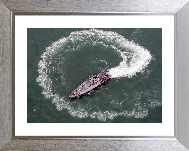 HMS Grimsby (M108) Royal Navy Sandown Class Minehunter Hard Turn Photo Print Wall Art Decor - Posters, Prints, & Visual Artwork - by Hampshire Prints (image 6 of 9)