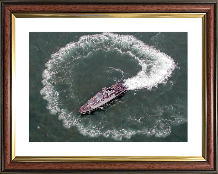 HMS Grimsby (M108) Royal Navy Sandown Class Minehunter Hard Turn Photo Print Wall Art Decor - Posters, Prints, & Visual Artwork - by Hampshire Prints (image 8 of 9)