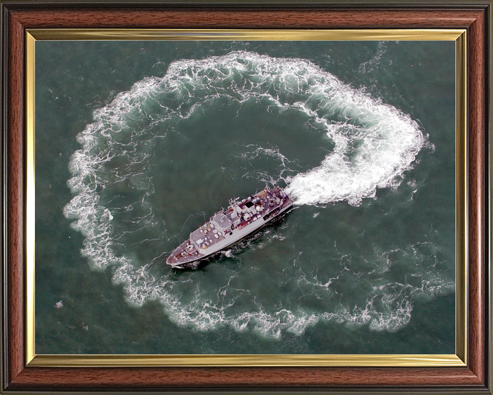 HMS Grimsby (M108) Royal Navy Sandown Class Minehunter Hard Turn Photo Print Wall Art Decor - Posters, Prints, & Visual Artwork - by Hampshire Prints (image 9 of 9)