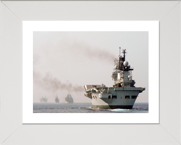 HMS Illustrious (R06) Royal Navy Invincible Class Aircraft Carrier Strike Group Photo Print Wall Art Decor - Posters, Prints, & Visual Artwork - by Hampshire Prints (image 4 of 9)