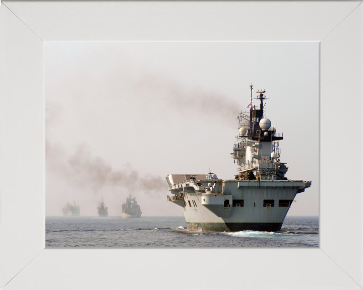 HMS Illustrious (R06) Royal Navy Invincible Class Aircraft Carrier Strike Group Photo Print Wall Art Decor - Posters, Prints, & Visual Artwork - by Hampshire Prints (image 5 of 9)