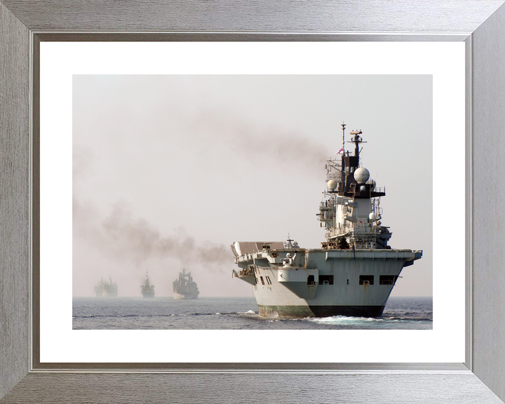 HMS Illustrious (R06) Royal Navy Invincible Class Aircraft Carrier Strike Group Photo Print Wall Art Decor - Posters, Prints, & Visual Artwork - by Hampshire Prints (image 6 of 9)
