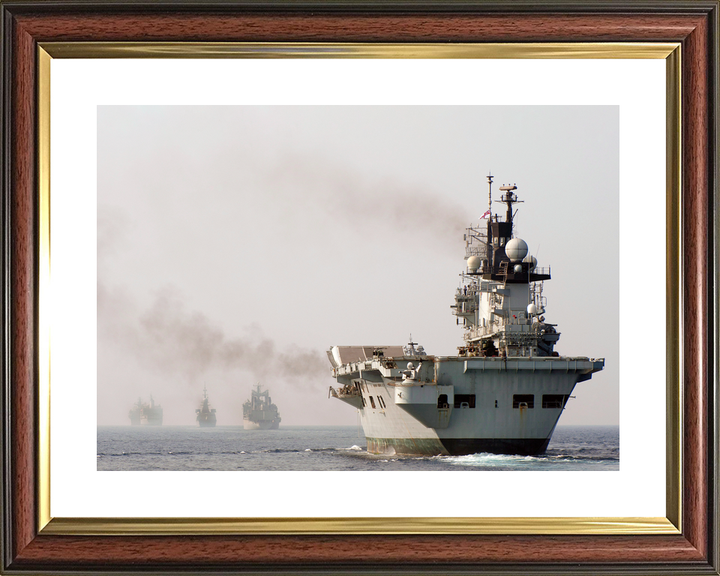 HMS Illustrious (R06) Royal Navy Invincible Class Aircraft Carrier Strike Group Photo Print Wall Art Decor - Posters, Prints, & Visual Artwork - by Hampshire Prints (image 8 of 9)