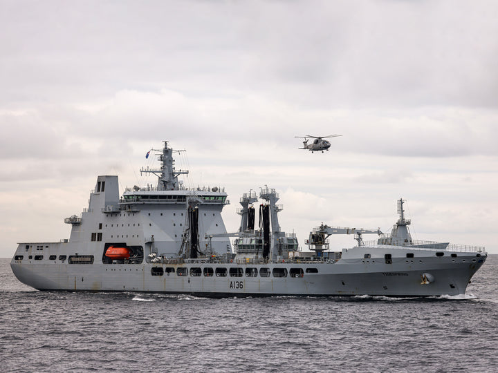 RFA Tidespring A136 | Photo Print | Framed Print | Tide class | Tanker | Royal Fleet Auxiliary Hampshire Prints