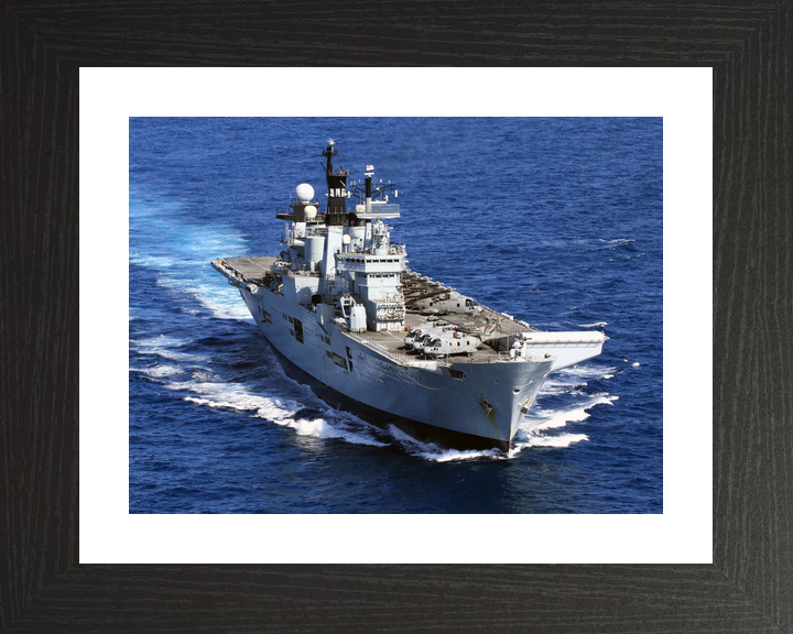 HMS Illustrious (R06) Royal Navy Invincible Class Aircraft Carrier Flight Deck View Photo Print Wall Art Decor - Posters, Prints, & Visual Artwork - by Hampshire Prints (image 2 of 9)