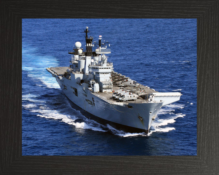 HMS Illustrious (R06) Royal Navy Invincible Class Aircraft Carrier Flight Deck View Photo Print Wall Art Decor - Posters, Prints, & Visual Artwork - by Hampshire Prints (image 3 of 9)