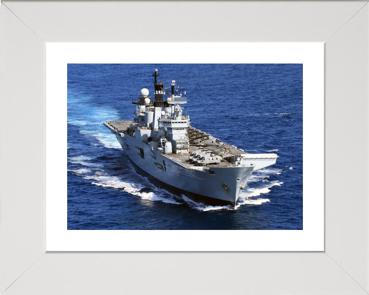 HMS Illustrious (R06) Royal Navy Invincible Class Aircraft Carrier Flight Deck View Photo Print Wall Art Decor - Posters, Prints, & Visual Artwork - by Hampshire Prints (image 4 of 9)