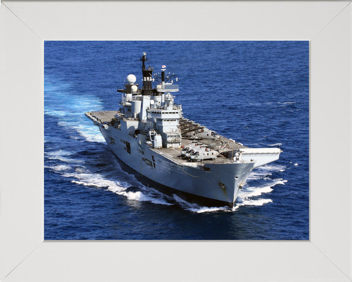 HMS Illustrious (R06) Royal Navy Invincible Class Aircraft Carrier Flight Deck View Photo Print Wall Art Decor - Posters, Prints, & Visual Artwork - by Hampshire Prints (image 5 of 9)