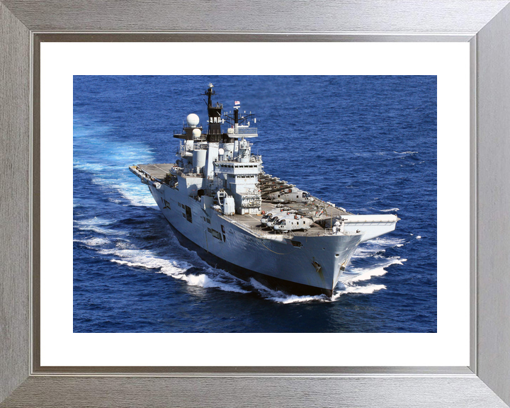 HMS Illustrious (R06) Royal Navy Invincible Class Aircraft Carrier Flight Deck View Photo Print Wall Art Decor - Posters, Prints, & Visual Artwork - by Hampshire Prints (image 6 of 9)