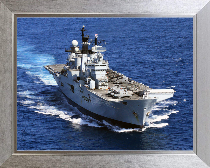 HMS Illustrious (R06) Royal Navy Invincible Class Aircraft Carrier Flight Deck View Photo Print Wall Art Decor - Posters, Prints, & Visual Artwork - by Hampshire Prints (image 7 of 9)