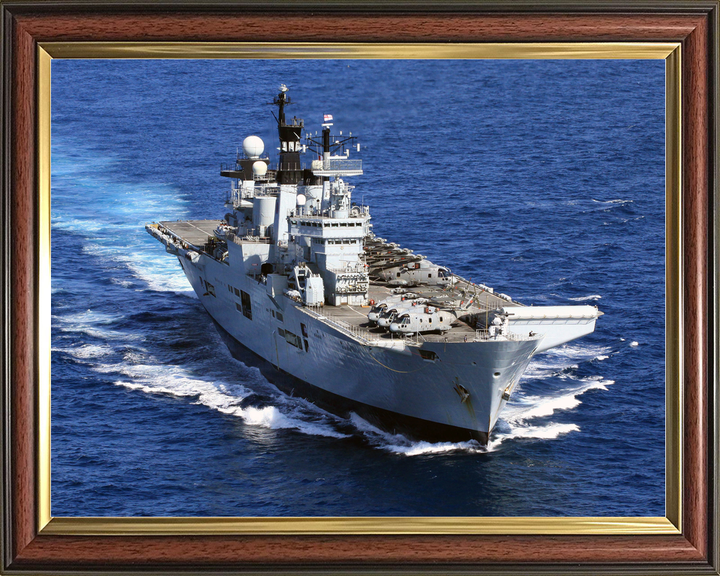 HMS Illustrious (R06) Royal Navy Invincible Class Aircraft Carrier Flight Deck View Photo Print Wall Art Decor - Posters, Prints, & Visual Artwork - by Hampshire Prints (image 9 of 9)