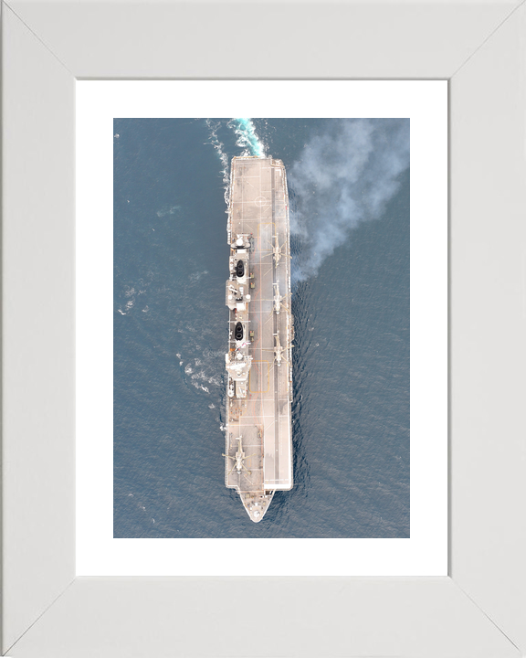 HMS Illustrious (R06) Royal Navy Invincible Class Aircraft Carrier From Above Photo Print Wall Art Decor - Posters, Prints, & Visual Artwork - by Hampshire Prints (image 4 of 9)