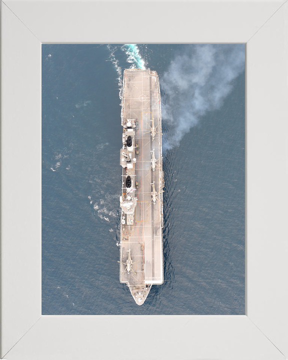 HMS Illustrious (R06) Royal Navy Invincible Class Aircraft Carrier From Above Photo Print Wall Art Decor - Posters, Prints, & Visual Artwork - by Hampshire Prints (image 5 of 9)