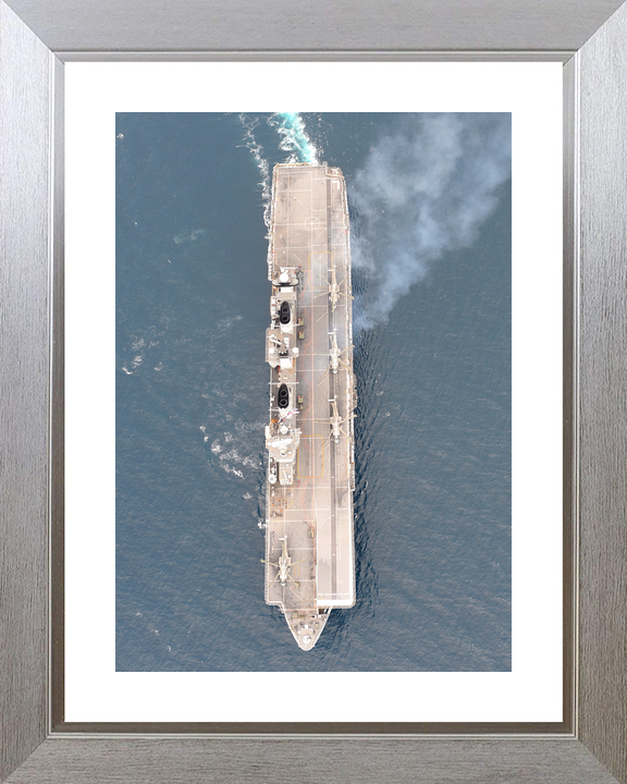 HMS Illustrious (R06) Royal Navy Invincible Class Aircraft Carrier From Above Photo Print Wall Art Decor - Posters, Prints, & Visual Artwork - by Hampshire Prints (image 6 of 9)