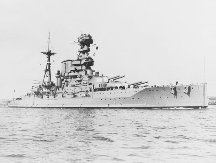 HMS Barham (04) Photo Print - Starboard Side View - Royal Navy Queen Elizabeth Class Battleship Hampshire Prints 6 x 4 No Frame No